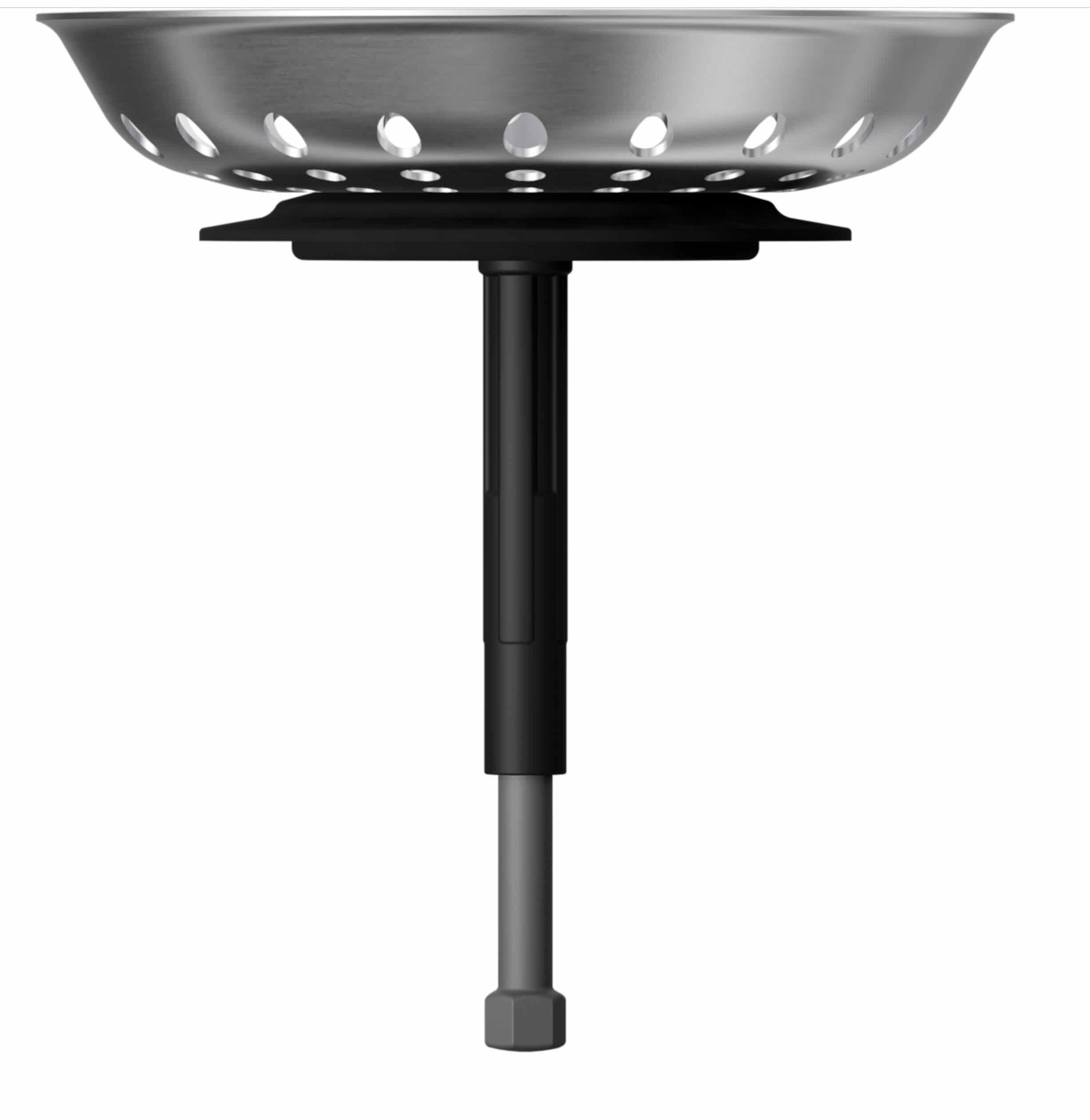 Schock Einbauspüle Schock Schmutzsieb chrom für Korbventil 3 1/2 Zoll (Excenter)