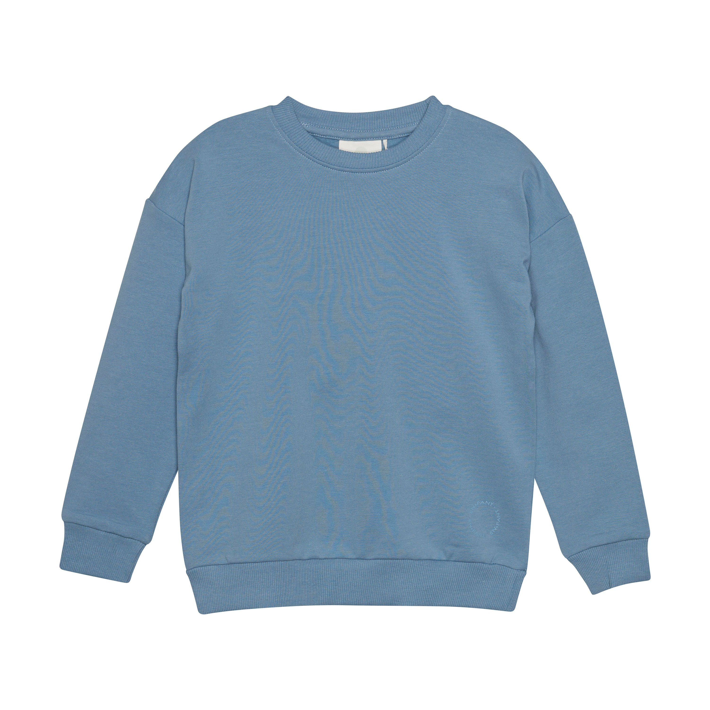 EN FANT Rundhalspullover ENSweatshirt LS - 230395 Basic Sweater Windward Blue (7548)
