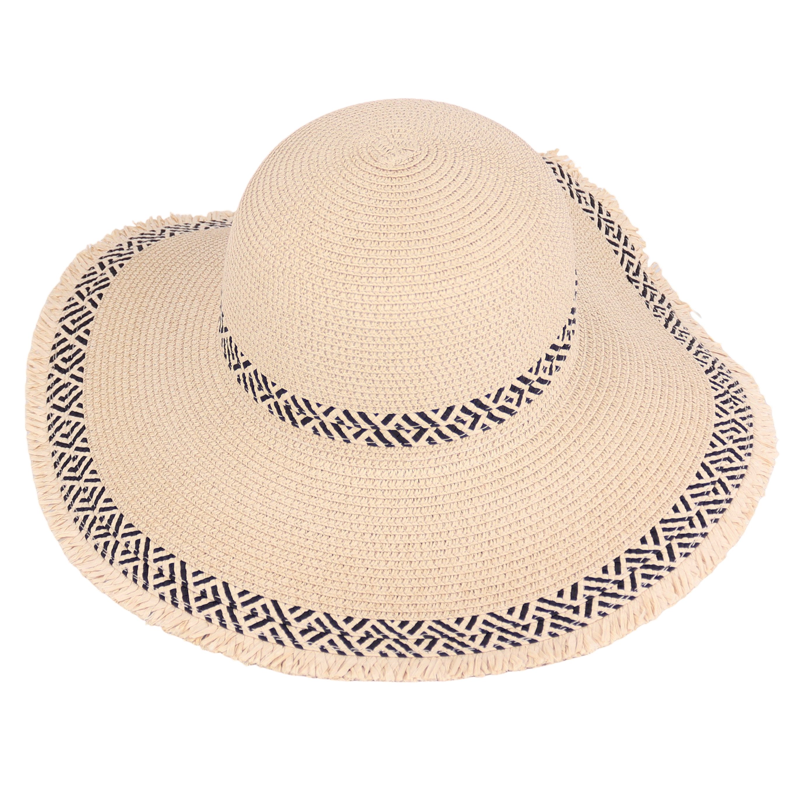 MIRROSI Strohhut Sonnenhut Sommerhut Strandhut BOHO günstig online kaufen