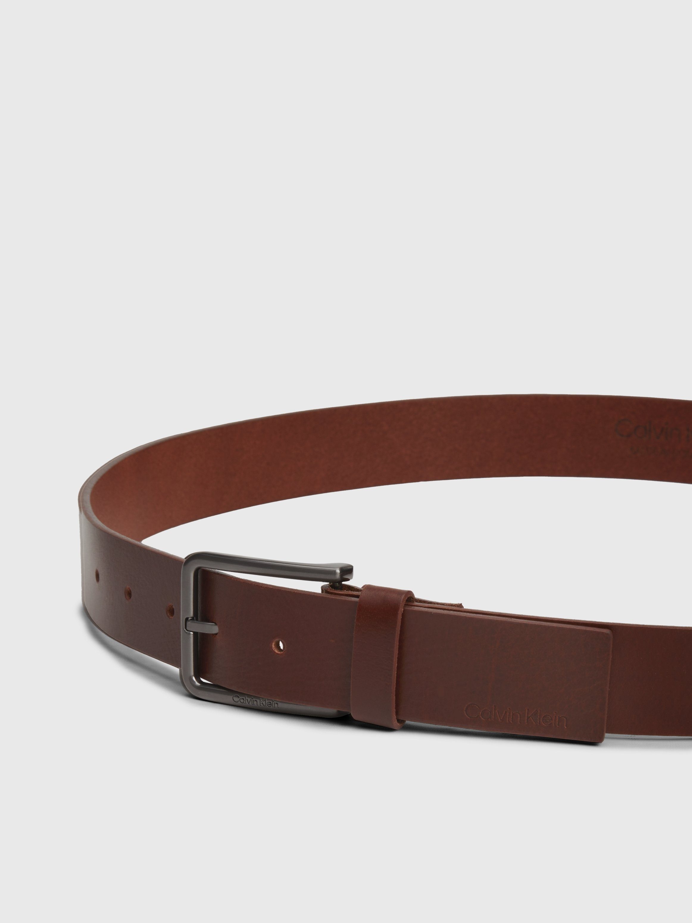 Calvin Klein Ledergürtel aus geöltem Narbenleder günstig online kaufen