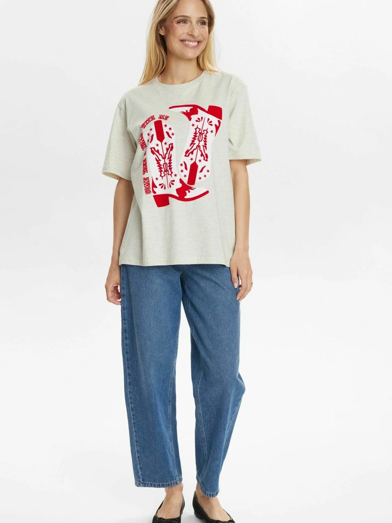 nümph Kurzarmhemd Nümph T-Shirt NUWESTERN