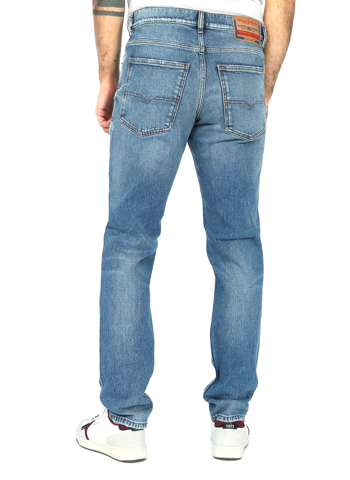 Diesel Straight-Jeans Hanf-Bio-Denim mit Stretch - günstig online kaufen