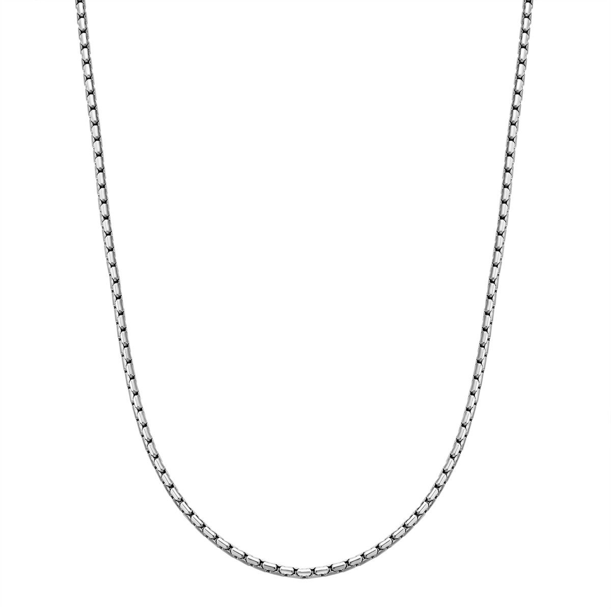 Edelstahlkette silber