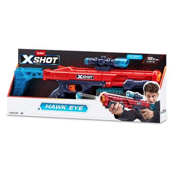 ZURU Blaster Hawk Eye Blaster, X-Shot Hawk Eye mit 16 Darts