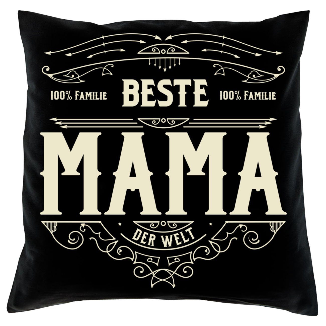 & Geschenke für Socken Kissen Beste Soreso® Mütter schwarz Sprüche Dekokissen Geschenkidee Sleep, Mama