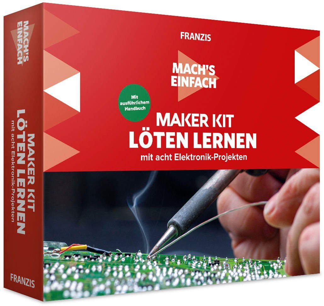 Franzis Lernspielzeug Maker Kit Löten lernen - Mach’s einfach