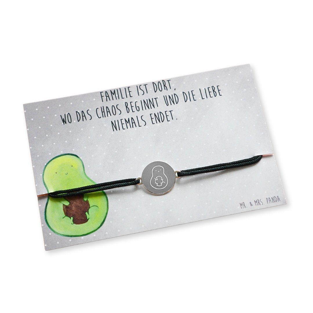 Mr. & Mrs. Panda Armkette Avocado Kern rollt, Armband, Damen, Wunder, Silber, Baby, Avocados (Packung, 1-tlg)