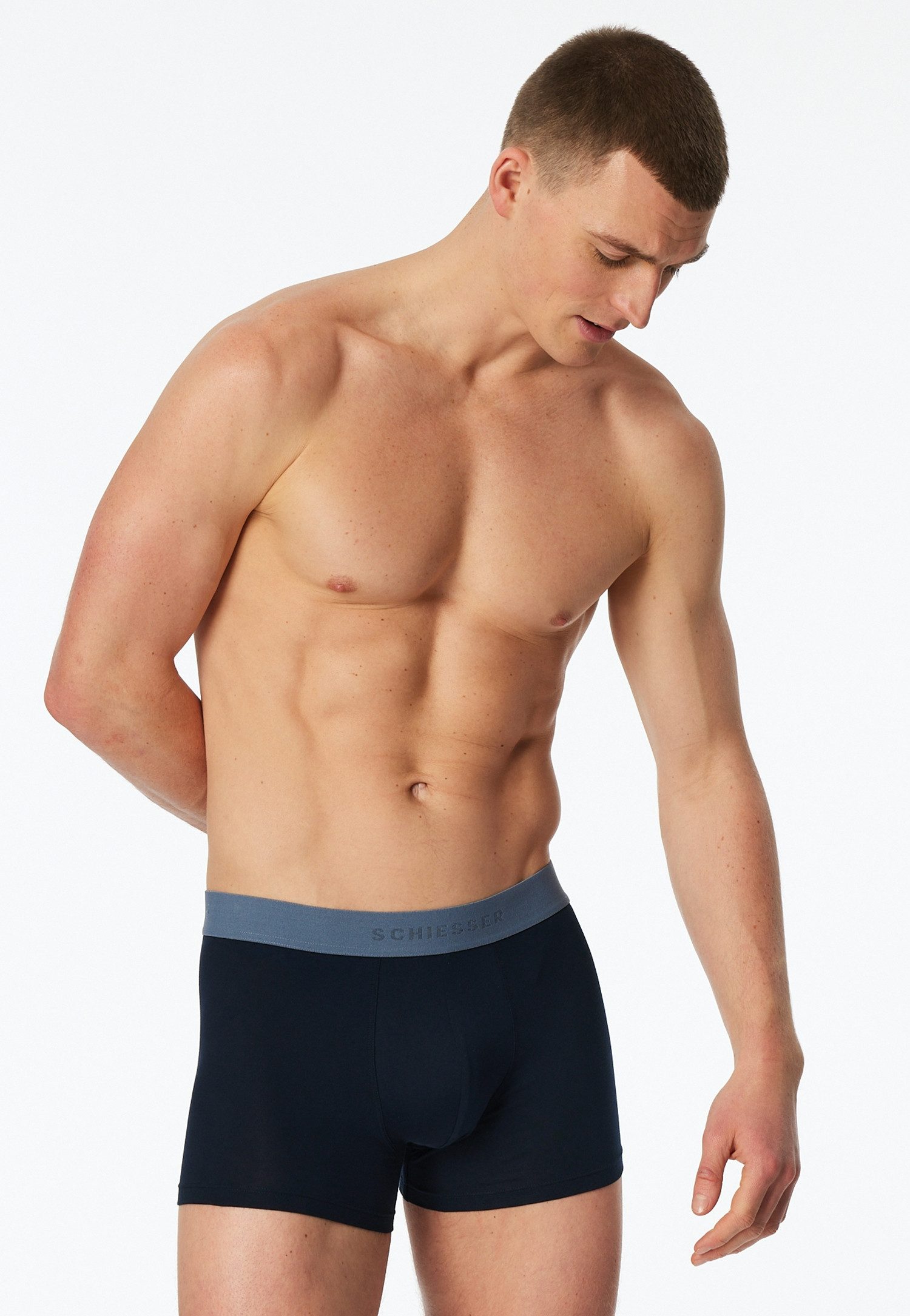 Schiesser Boxershorts 95/5 Multipacks (5er Pack) ohne Eingriff, angenehm weich – Bild 4 von 5