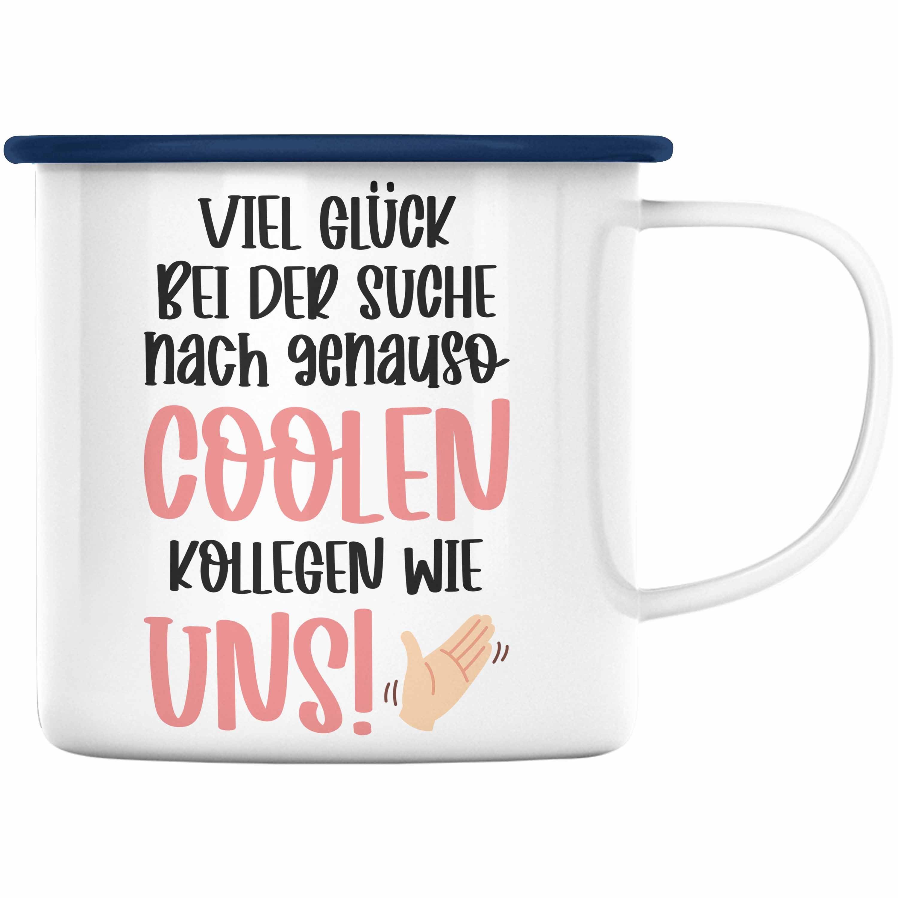 Trendation Thermotasse Trendation Jobwechsel Emaille Tasse Geschenk