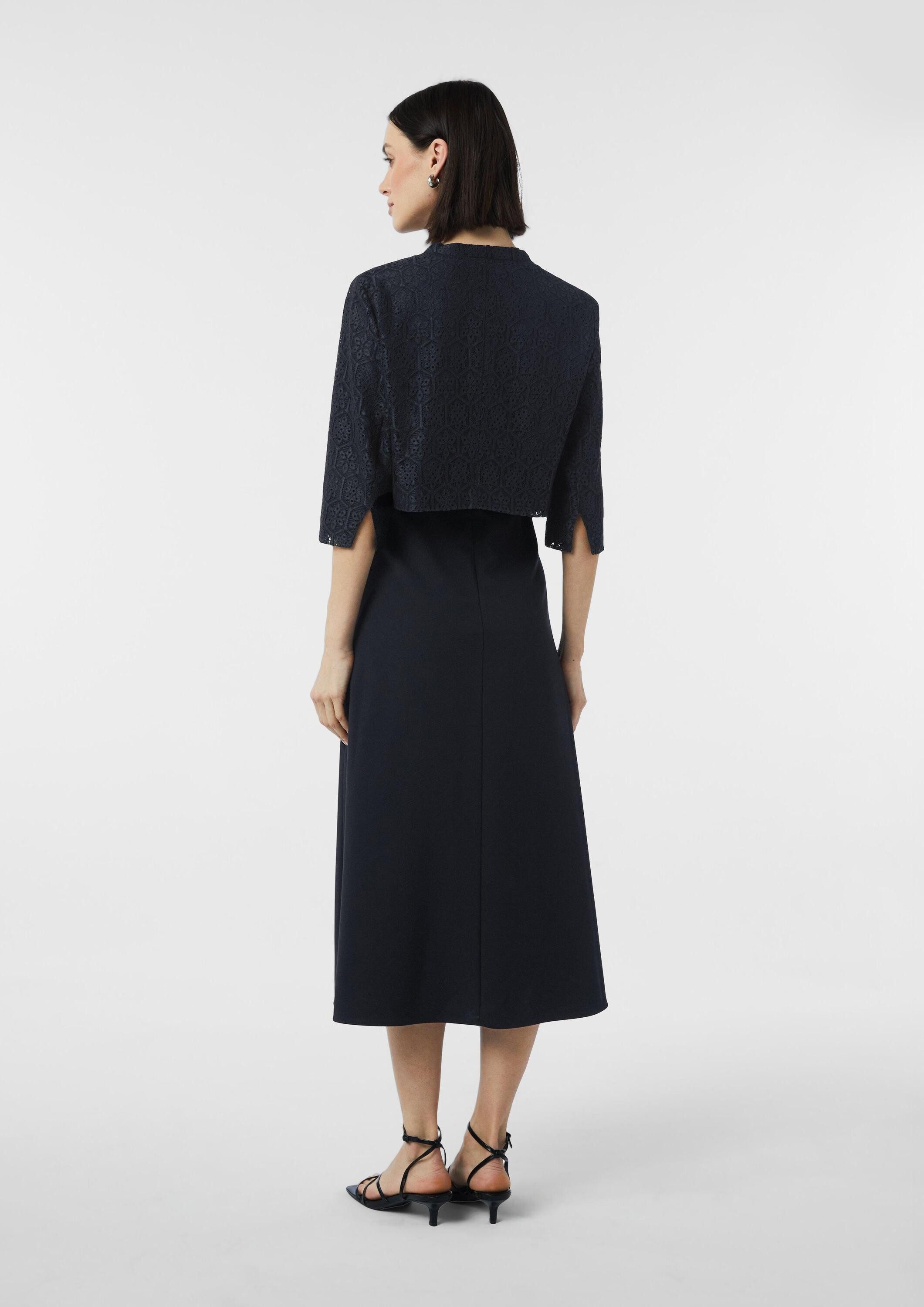 comma Jackenblazer Indoor-Bolero Kurzer Bolero aus Spitze