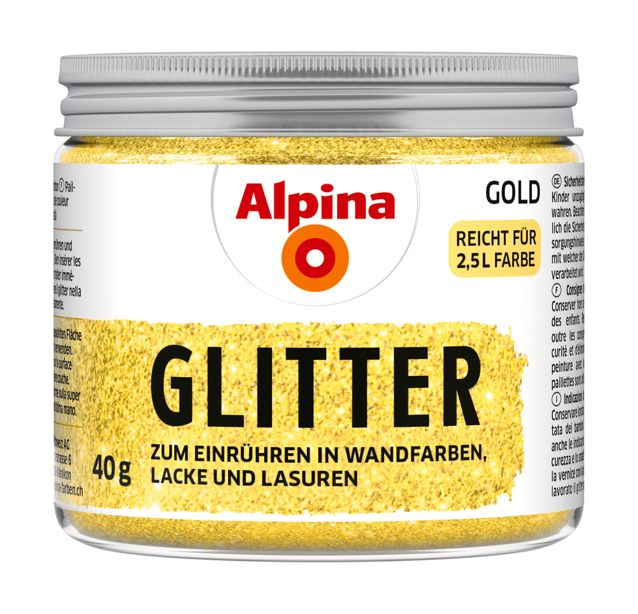 Alpina Effekt-Zusatz Kreativ Glitter 40g