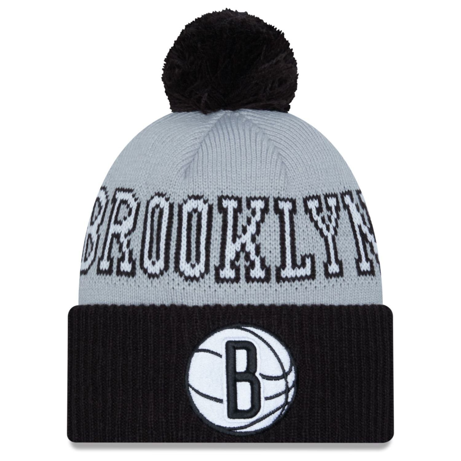 New Era Fleecemütze Bobble NBA TIP OFF Brooklyn Nets