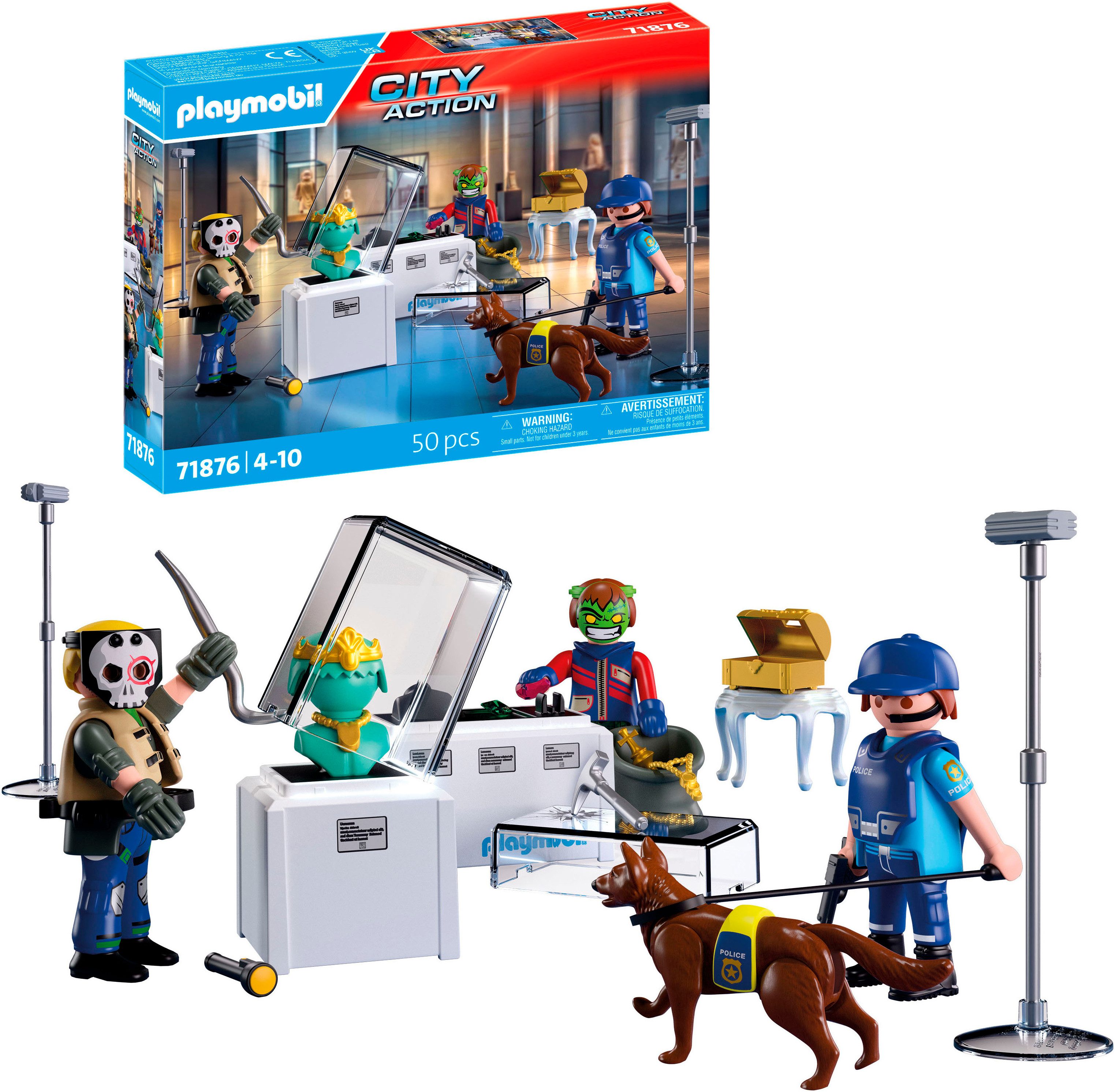 Playmobil® Diamentenraub (71876), Action Heroes Konstruktions-Spielset, (50 günstig online kaufen