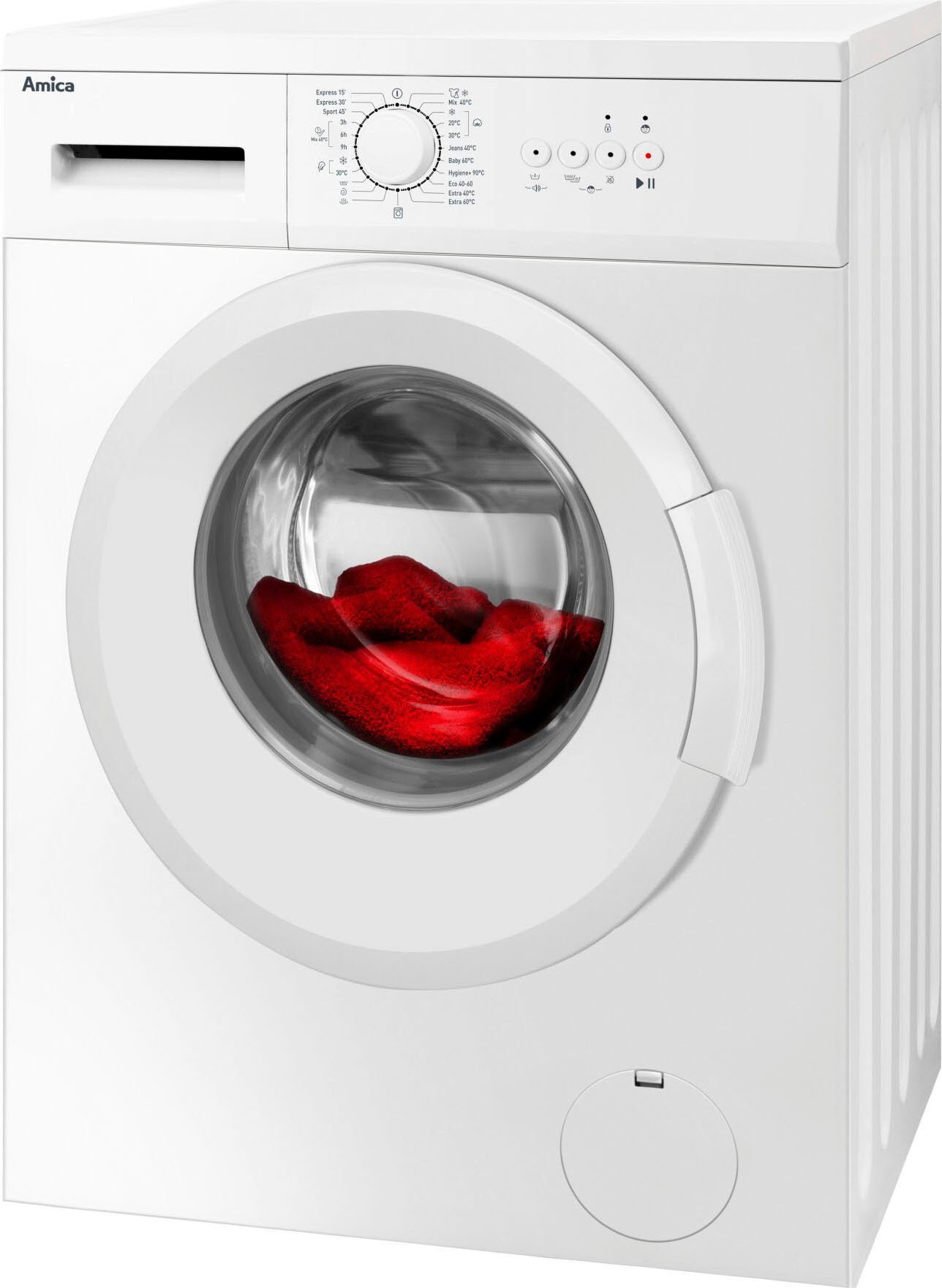 Amica Waschmaschine WA 461 022 / PPS 61002 W, 6 kg, 1000 U/min – Bild 4 von 5
