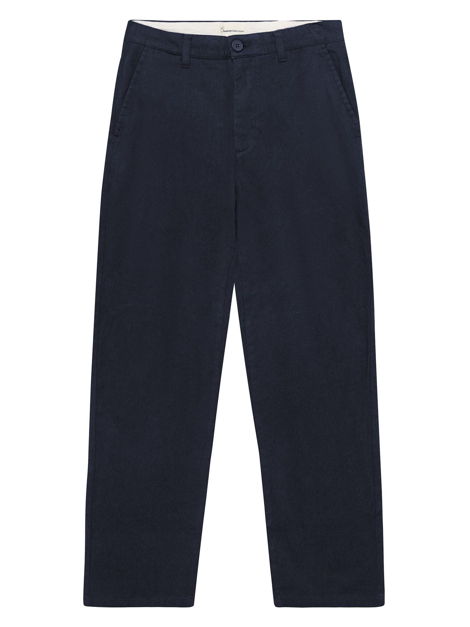 KnowledgeCotton Apparel Stoffhose Chuck Regular Flannel Pants