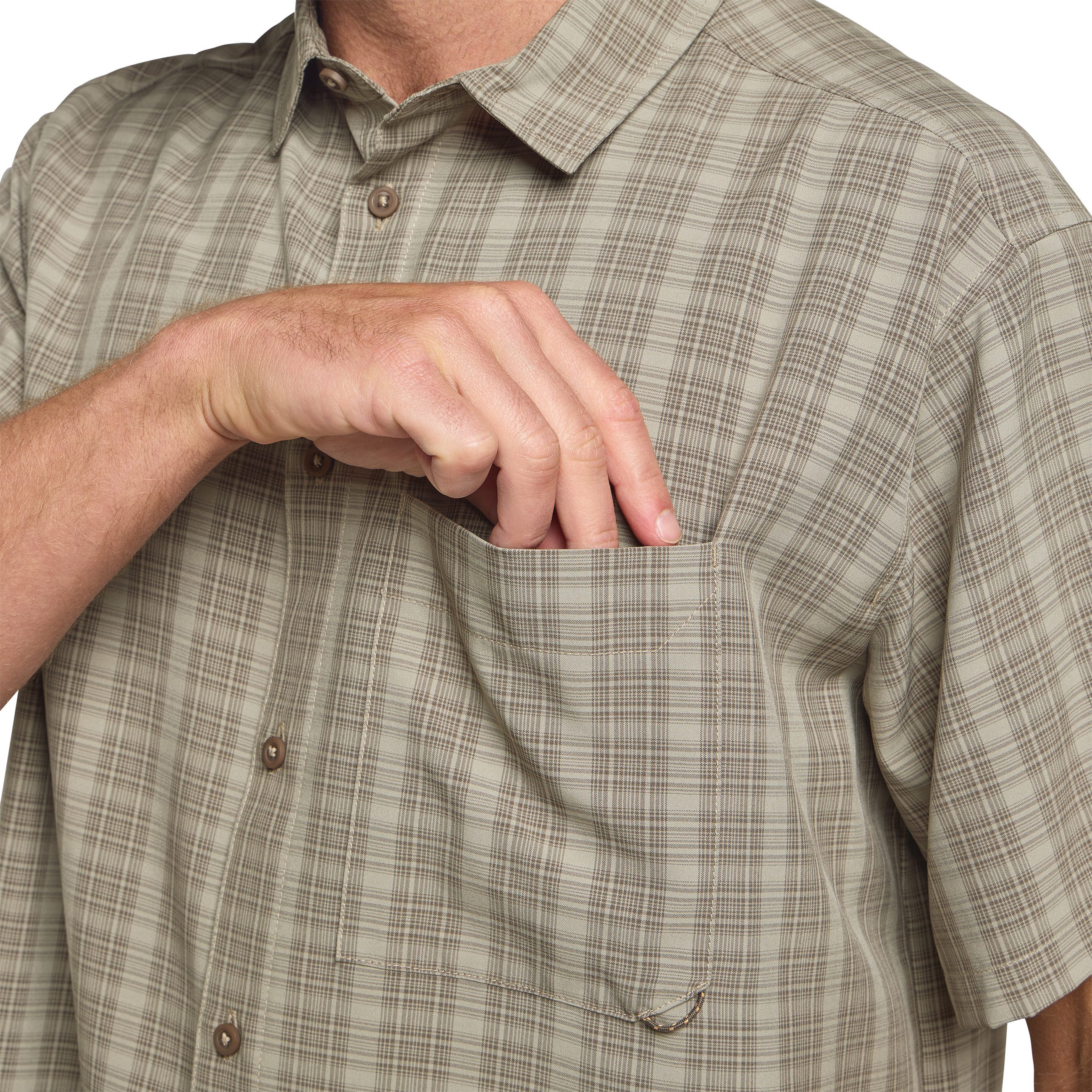 Jack Wolfskin Funktionshemd MESETA SHIRT M mit zwei Brusttaschen, schnell trocknend, atmungsaktiv