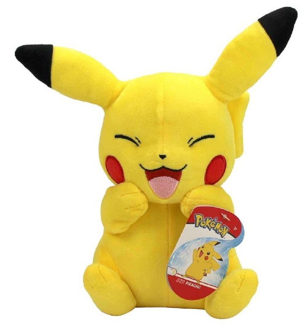 Plüschtier Pokémon Pikachu POKÉMON mit Plüschfigur 20 geschlossenen Augen cm