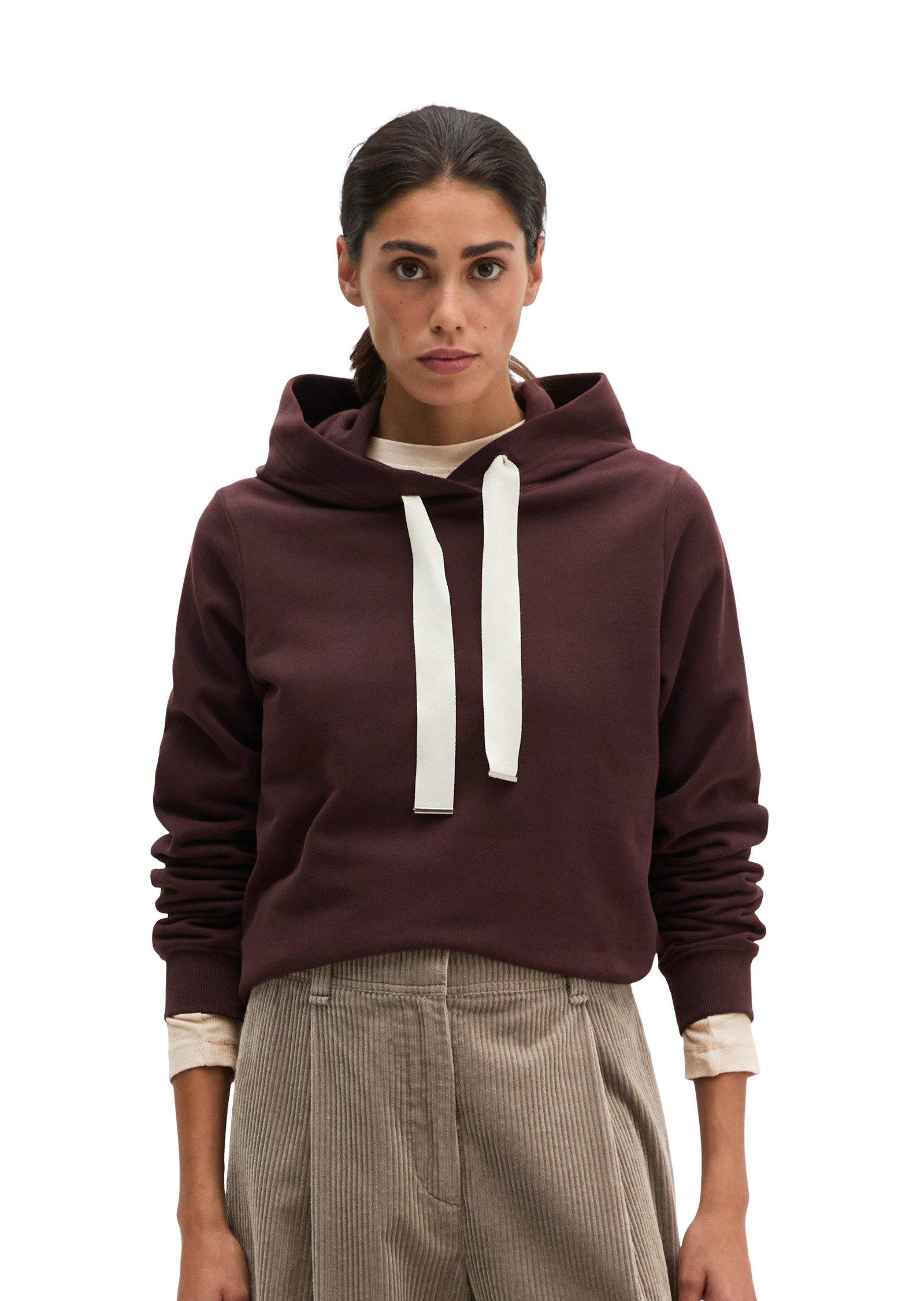 Marc O'Polo Sweatshirt mit gepeachter Oberfläche