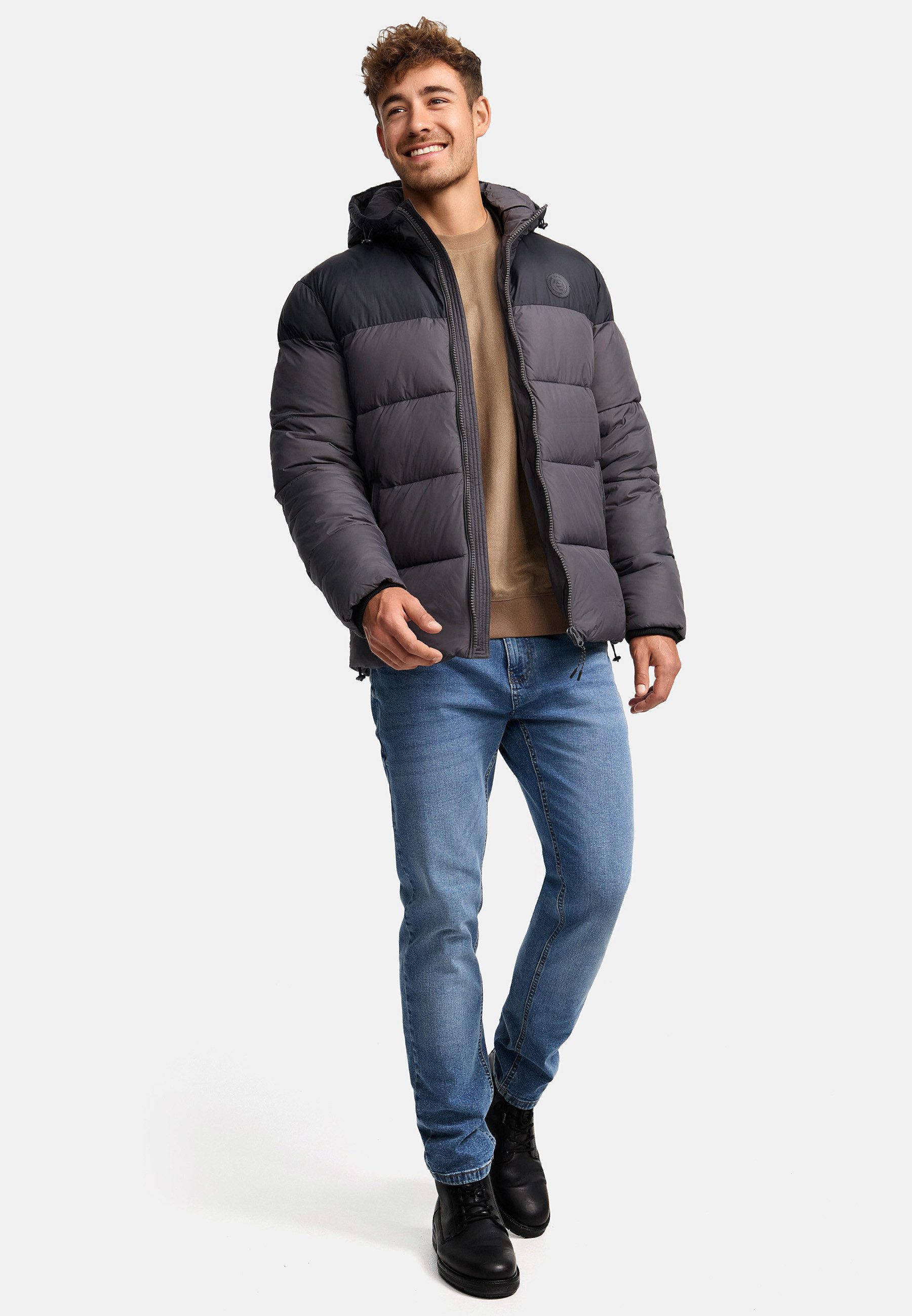 Indicode Winterjacke Herren INBiviano Jacke Winter Herrenjacke