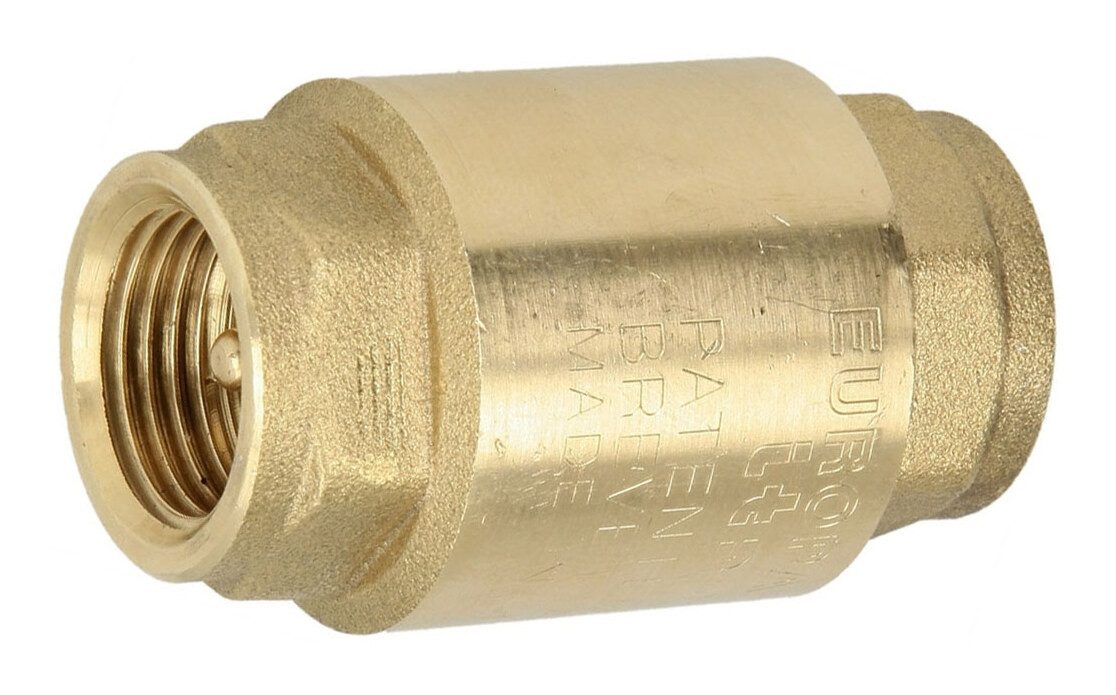 Hermann Schmidt Rückschlagventil, Euro 1000 3/4", Messing