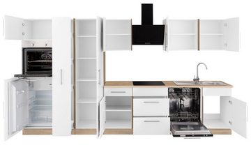 wiho Küchen Küchenzeile Cali, ohne E-Geräte, Breite 360 cm