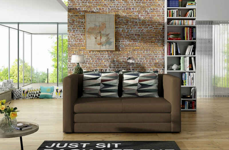 JVmoebel Schlafsofa Schlafzimmer Couch Sofa Schlafsofa Gästezimmer Büro Sofas Sofort, 1 Teile, Made in Europa