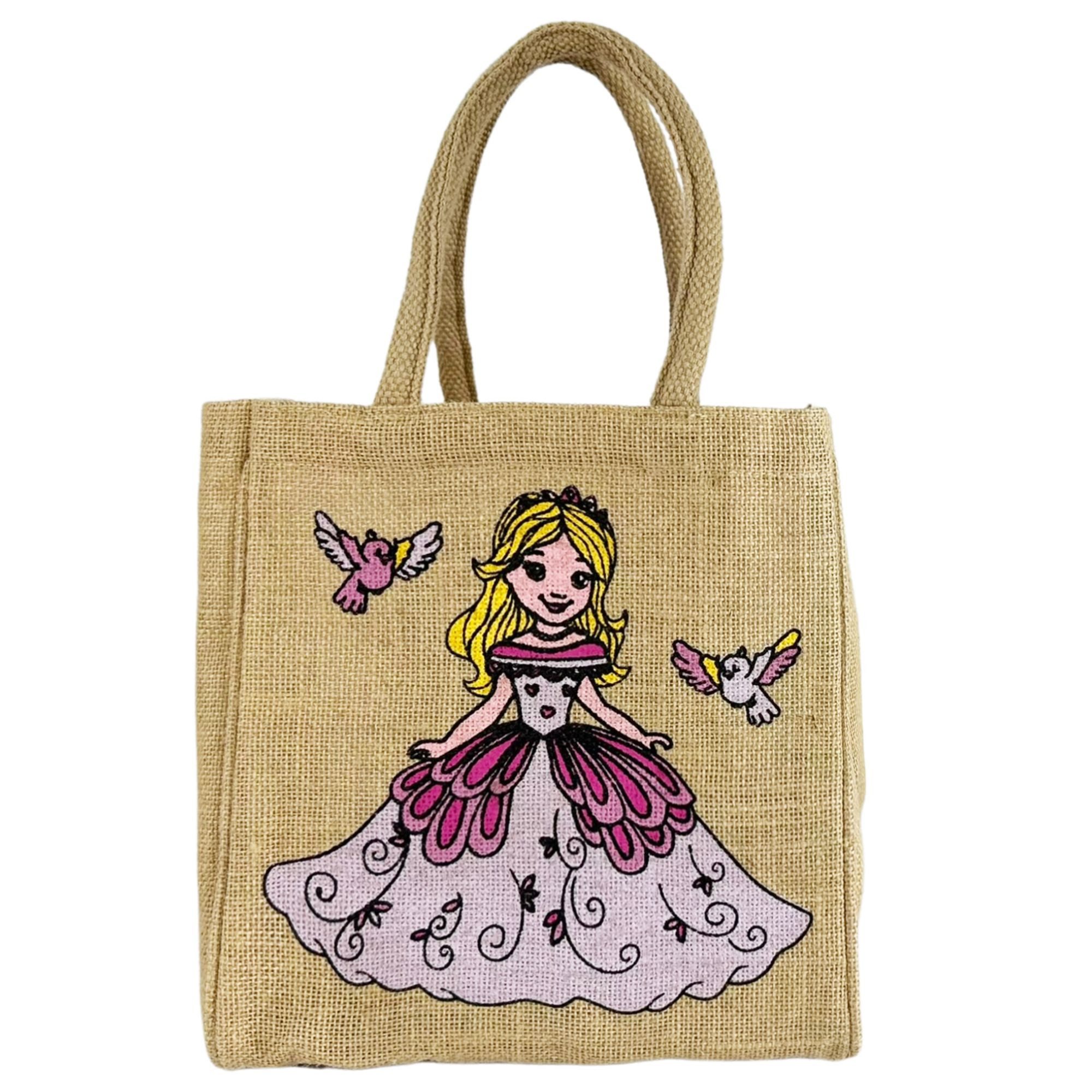 Domelo Handtasche Domelo Kinder Handtasche Mädchen Jute Tasche kleine Schultertasche, Deutsch Designer