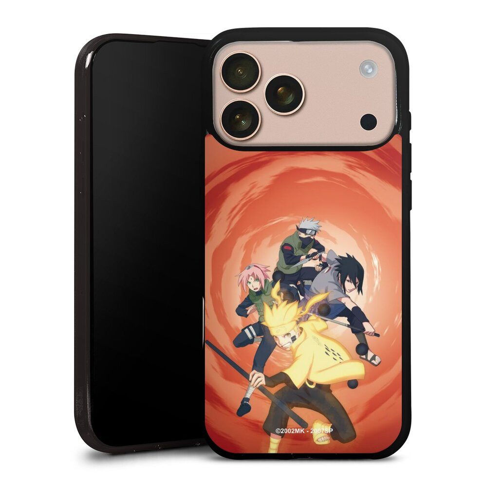 DeinDesign Handyhülle Naruto Shippuden Sasuke Sakura Naruto Team 7, Apple iPhone 17 Pro Max Silikon Hülle Bumper Case Handy Schutzhülle