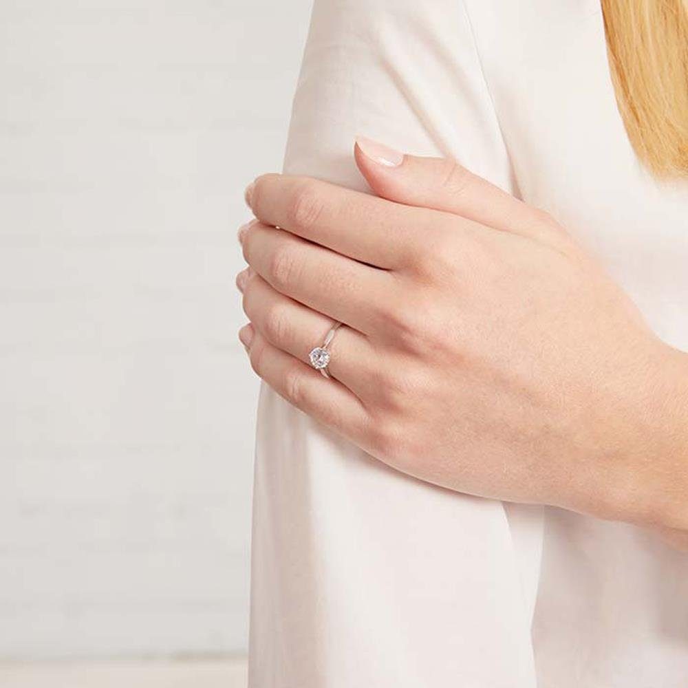 JEWLIX Verlobungsring 9K Weißgold Verlobungsring mit günstig online kaufen