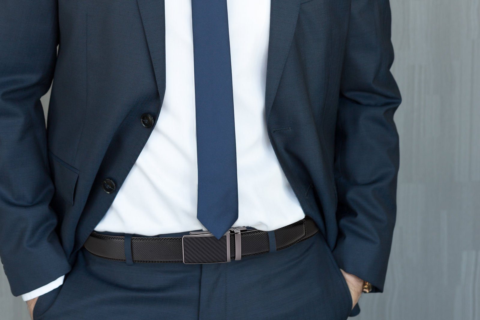 Frentree Ledergürtel mit moderner Schnalle, stilvoller günstig online kaufen