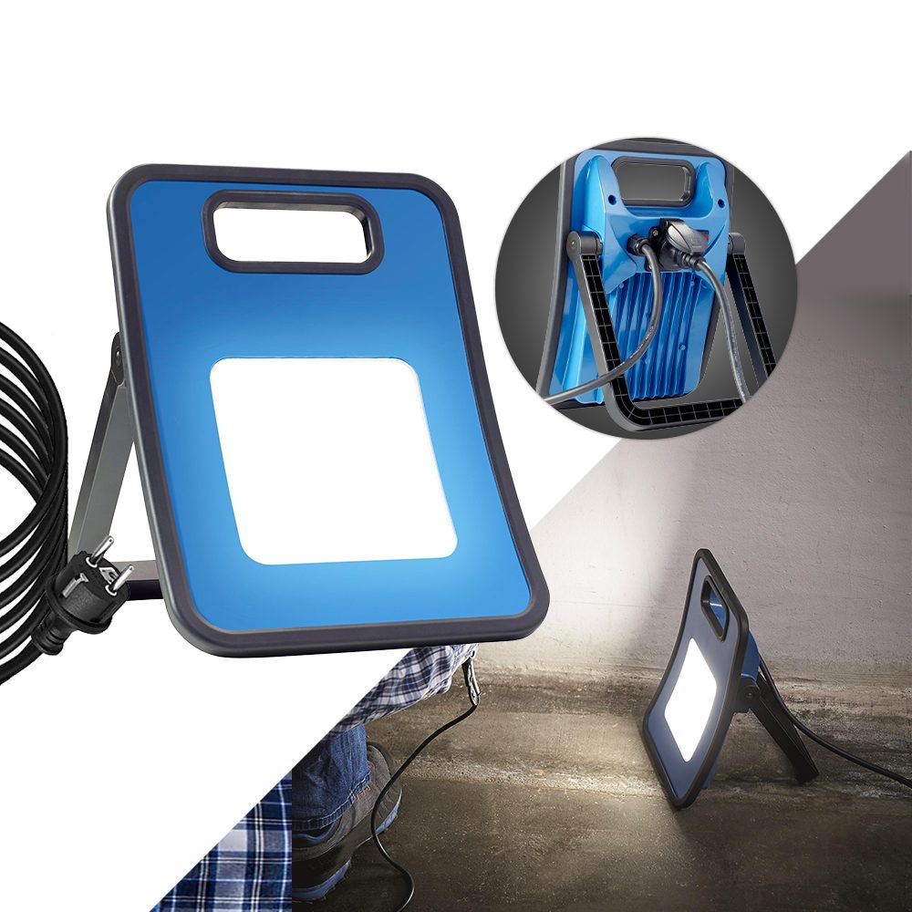 Northpoint LED Baustrahler LED Arbeitsstrahler Baustrahler Baulampe 30W 3000 Lumen Steckdose
