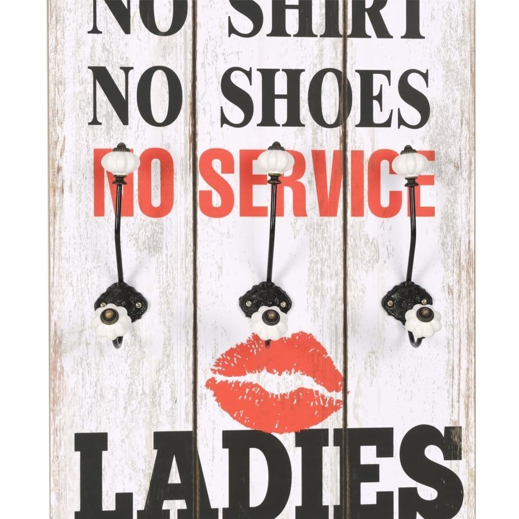 vidaXL Wandgarderobe aus MDF in bedruckt (BxH: 40x120 cm)