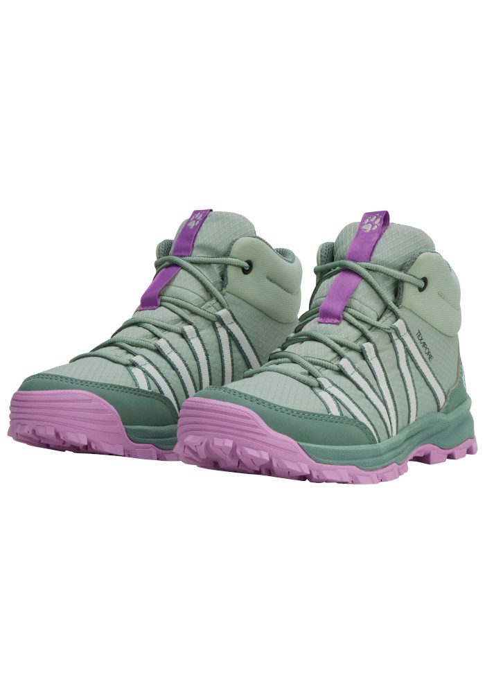 Jack Wolfskin WILD HIKE TEXAPORE MID K Wanderschuh (für Kinder & Jugendliche) Wasserdicht, Trekkingschuh