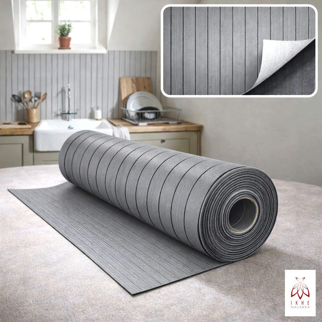 IKHEMalarka Wandpaneel Selbstklebende Flexible Schaum-Wandverkleidung 1,8 m², BxL: 60x300 cm, 1,8 qm, (1 Rolle = 1,8 m², 300x60cm) Schall- und wärmeisolierend, stoßfest, leicht zu reinige. 300x60cm