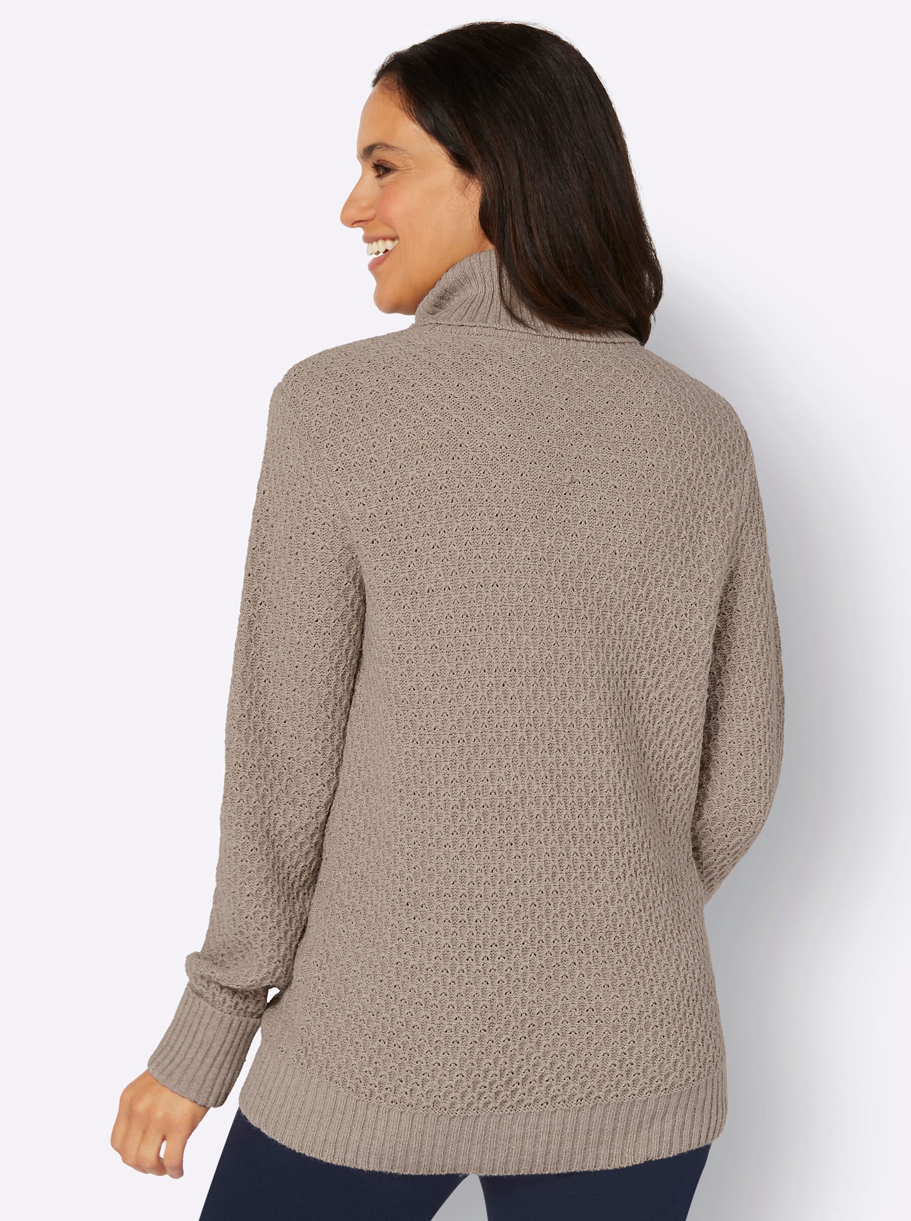 Witt Strickjacke Rollkragen-Pullover günstig online kaufen