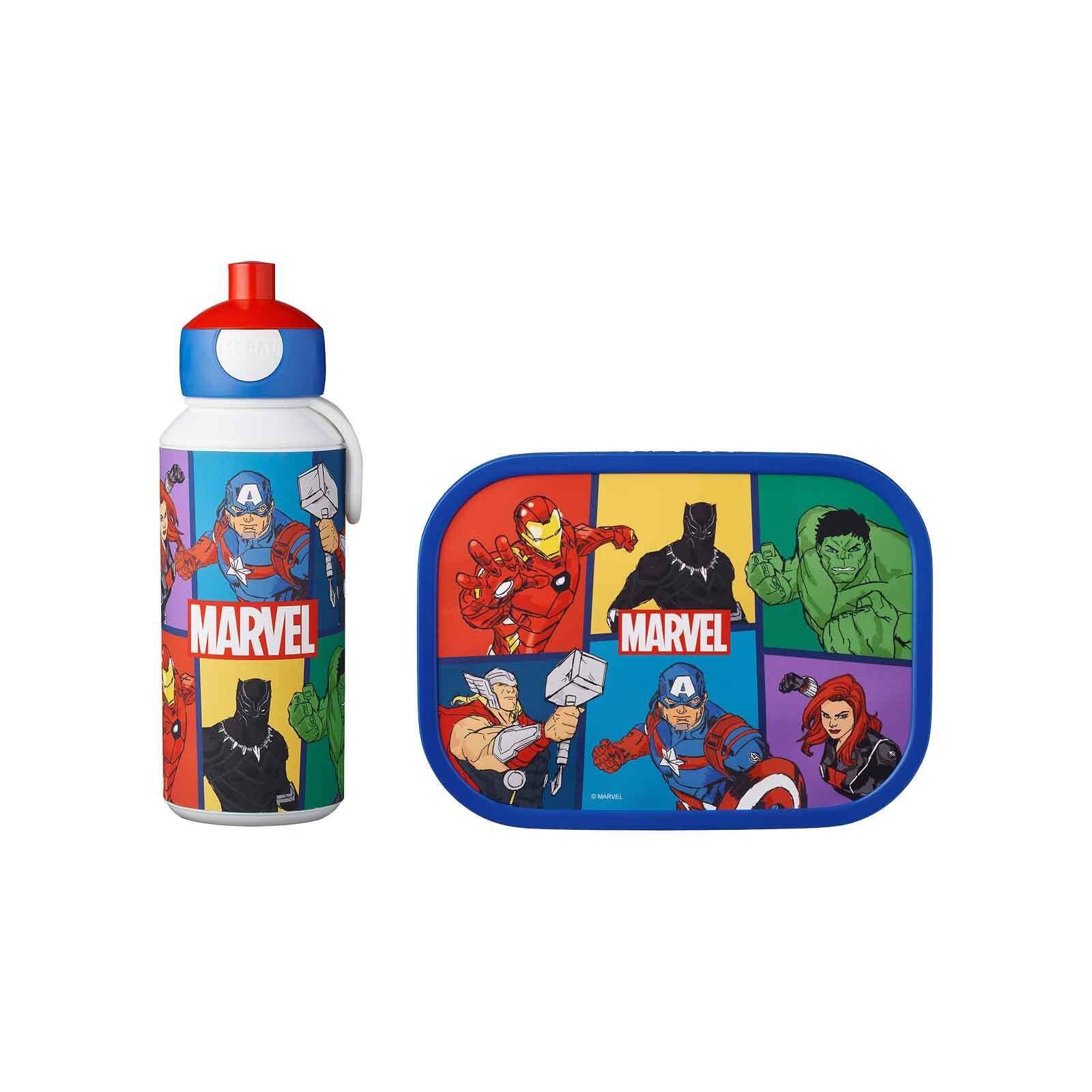 (ABS), nicht (2-tlg), + 400 ml Lunchset 700 mikrowellenfest Set, Avengers spülmaschinenfest, Mepal nicht 2er Campus gefrierfachgeeignet, ml Lunchbox Acrylnitril-Butadien-Styrol