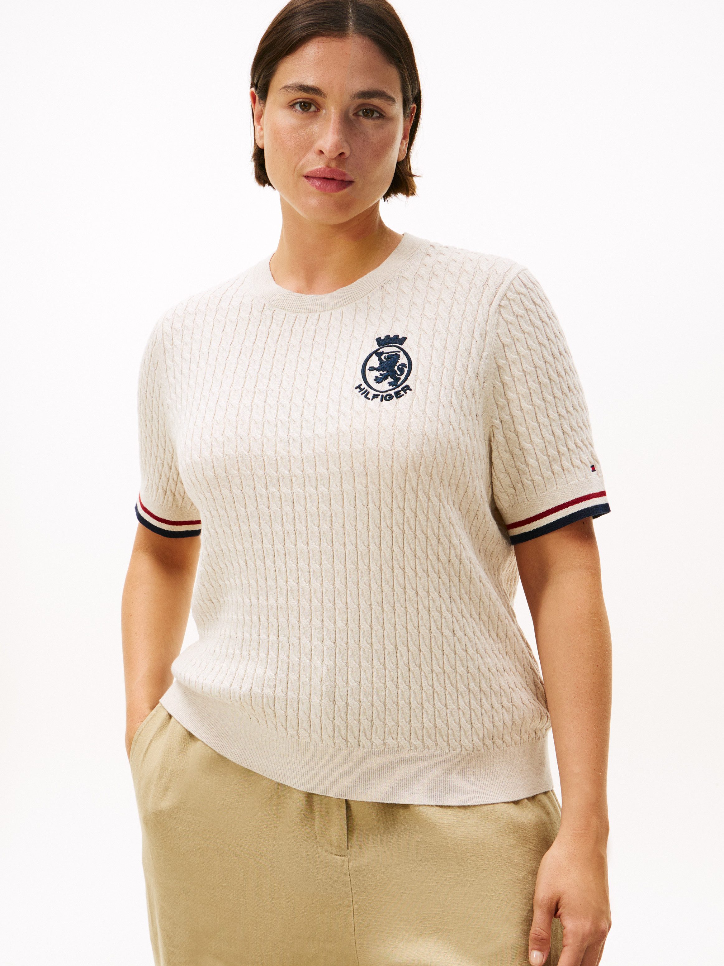 Tommy Hilfiger Curve Strickpullover CRV CO günstig online kaufen