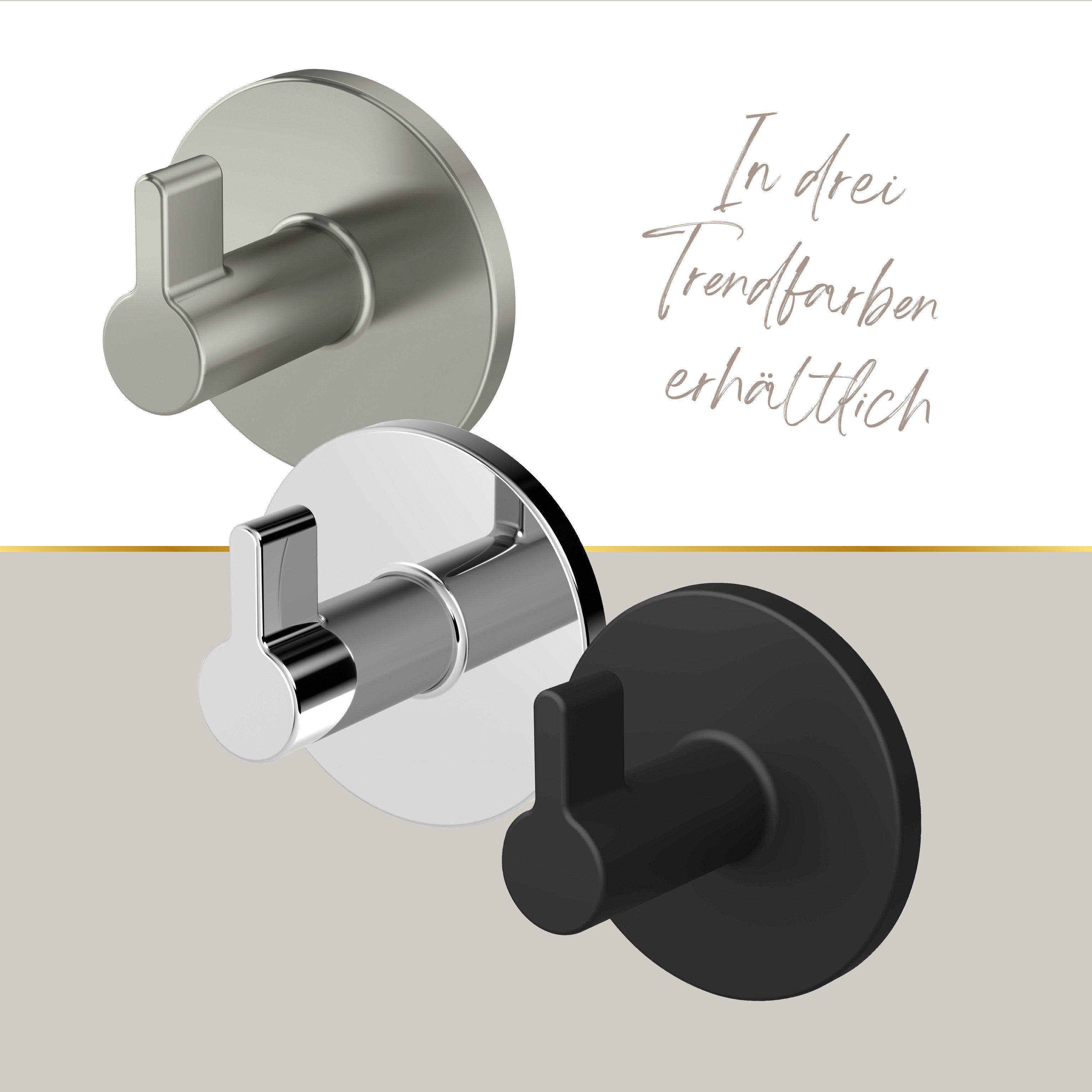 Lenz Handtuchhaken HYGGE, Badezimmer, (Packung, 1-St., 1 Stk), NOA