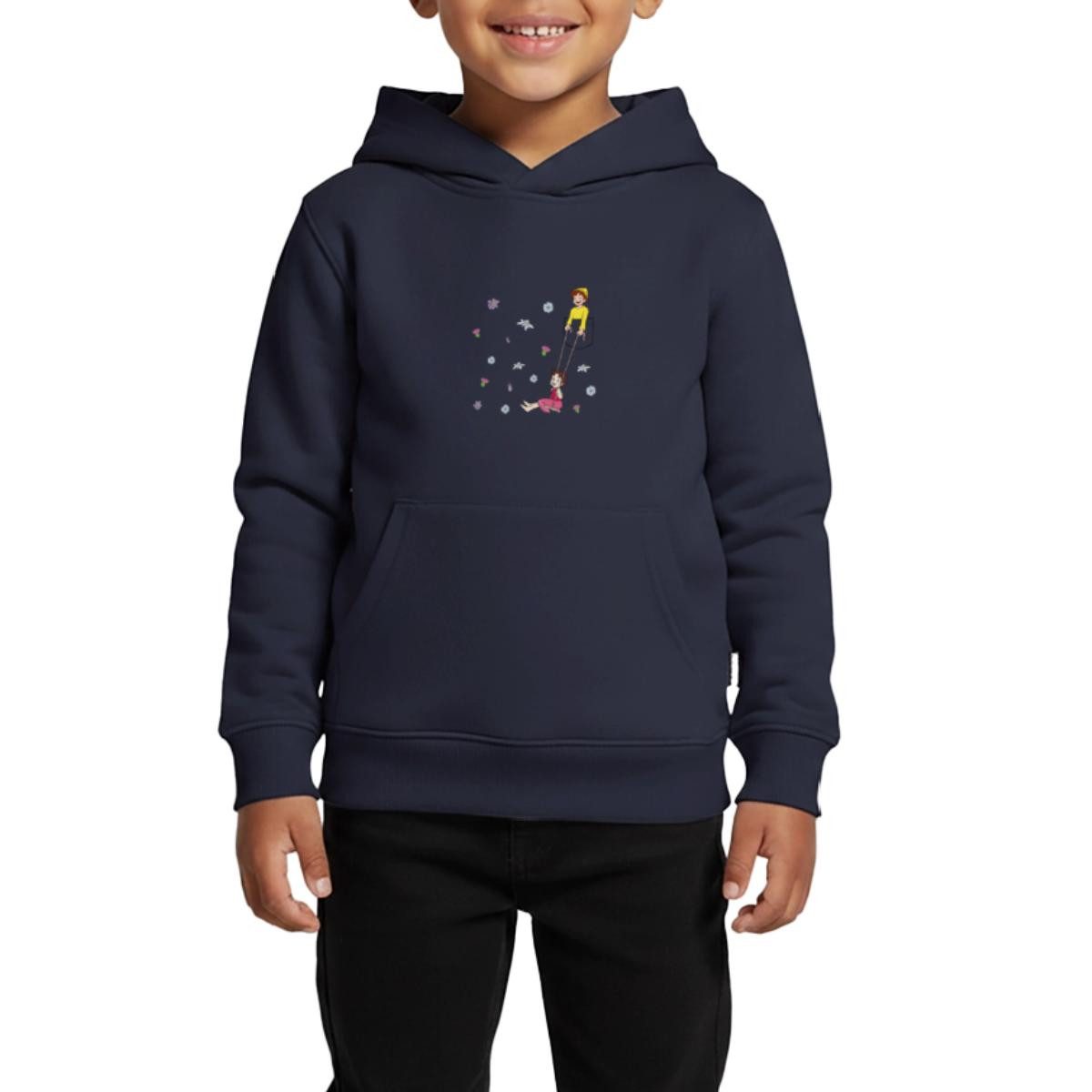Spreadshirt Hoodie Heidi Schaukelt Mit Peter Brusttasche Kinder Premium Hoodie (1-tlg)