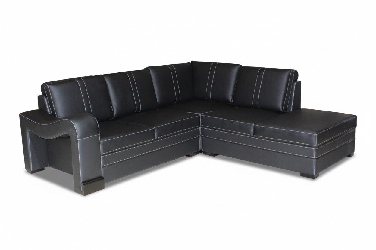 Xlmoebel Ecksofa Designer Couch L Form Polster Leder Sofort, Made in Europa