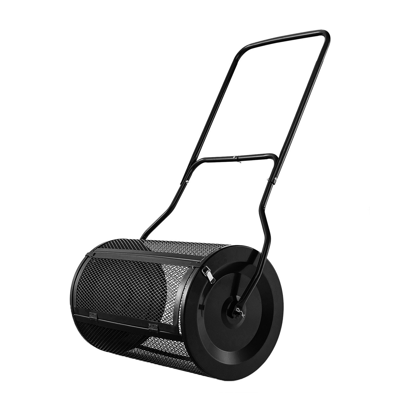 COSTWAY Streuwagen, 60,50 cm Arbeitsbreite, 80,00 l Füllmenge, mit U-Griff