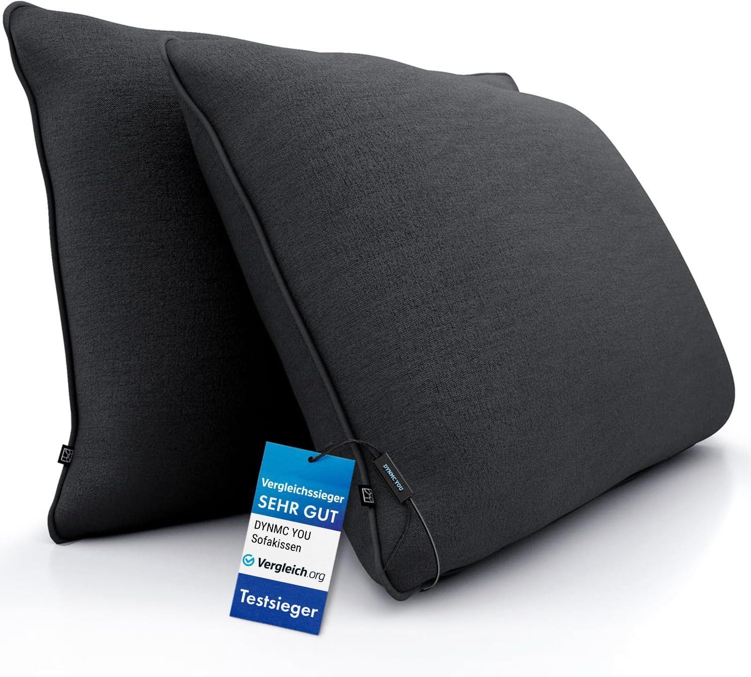 DYNMC you Sofakissen mit Füllung und Bezug - 2er Set mit Viel Füllung, Rück günstig online kaufen