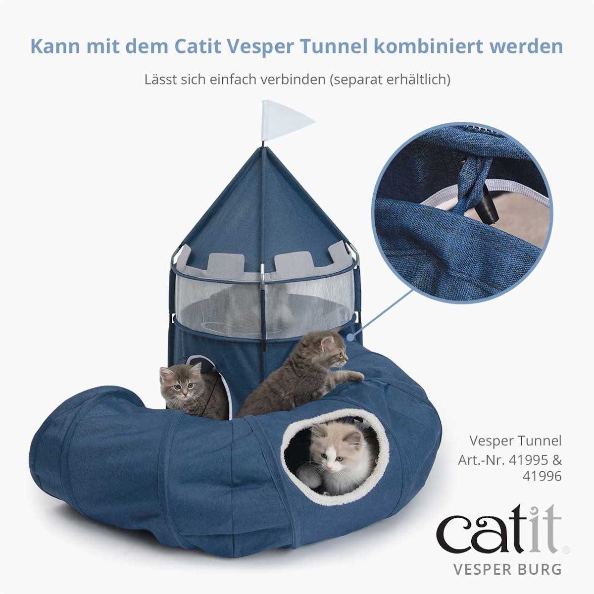 Catit Kratzbaum Vesper Castle blau