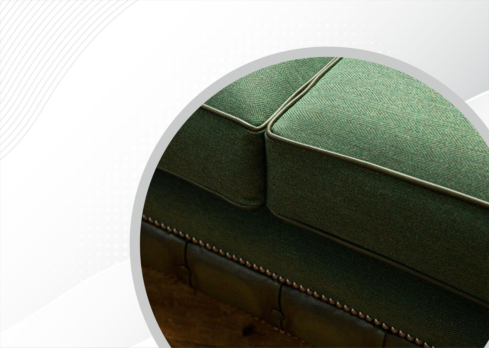 JVmoebel Chesterfield-Sofa, Design 3 225 cm Sitzer Chesterfield Couch Sofa