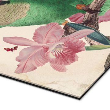 Posterlounge XXL-Wandbild Mandy Reinmuth, Exotische Papageien VIII, Wohnzimmer Orientalisches Flair Illustration