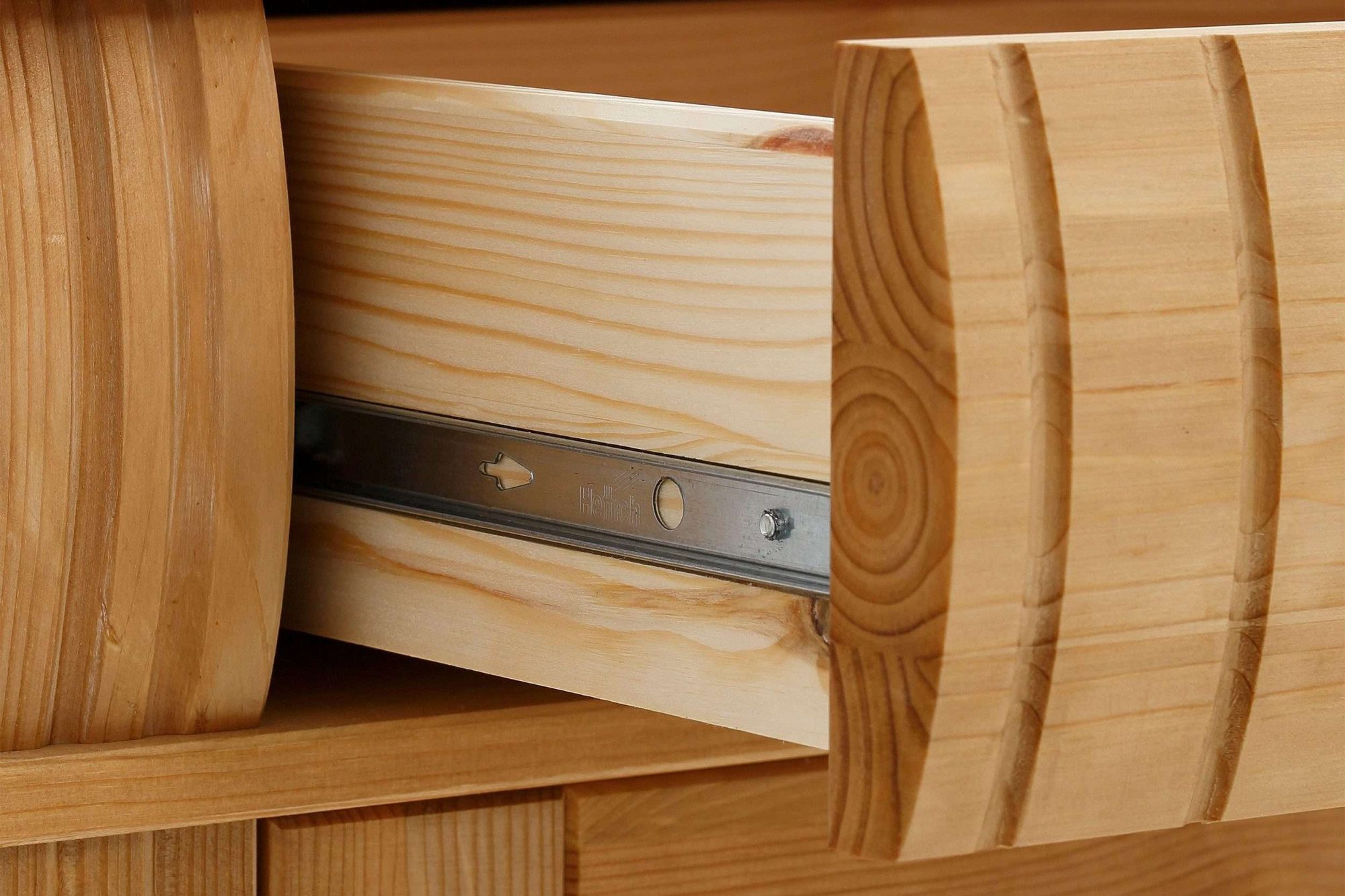 OTTO home Highboard Teresa Mini-Vitrine mit Glastüren und 2 Schubkästen, Ko günstig online kaufen