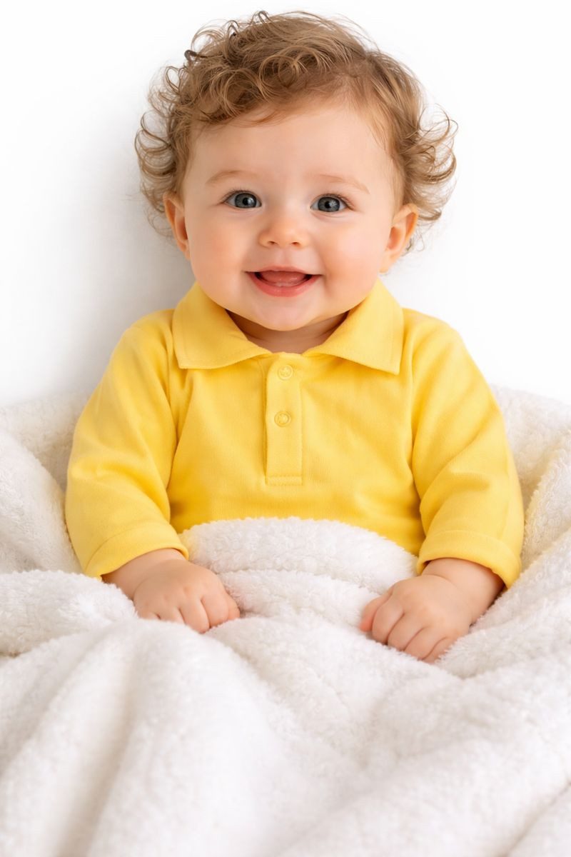 Body Body langärmlig Baby Langarmbody in Gelb