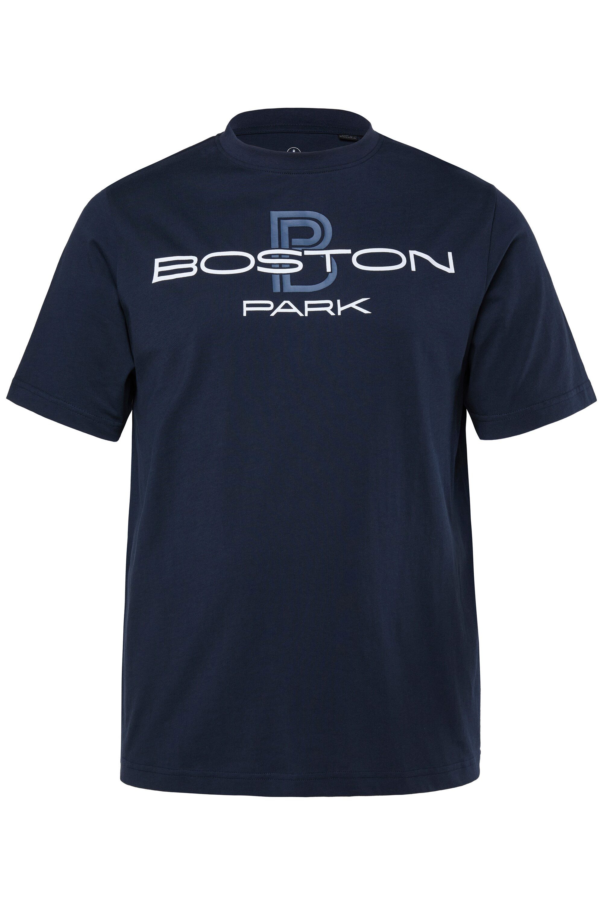 Boston Park T-Shirt T-Shirt Brustprint Halbarm Rundhals