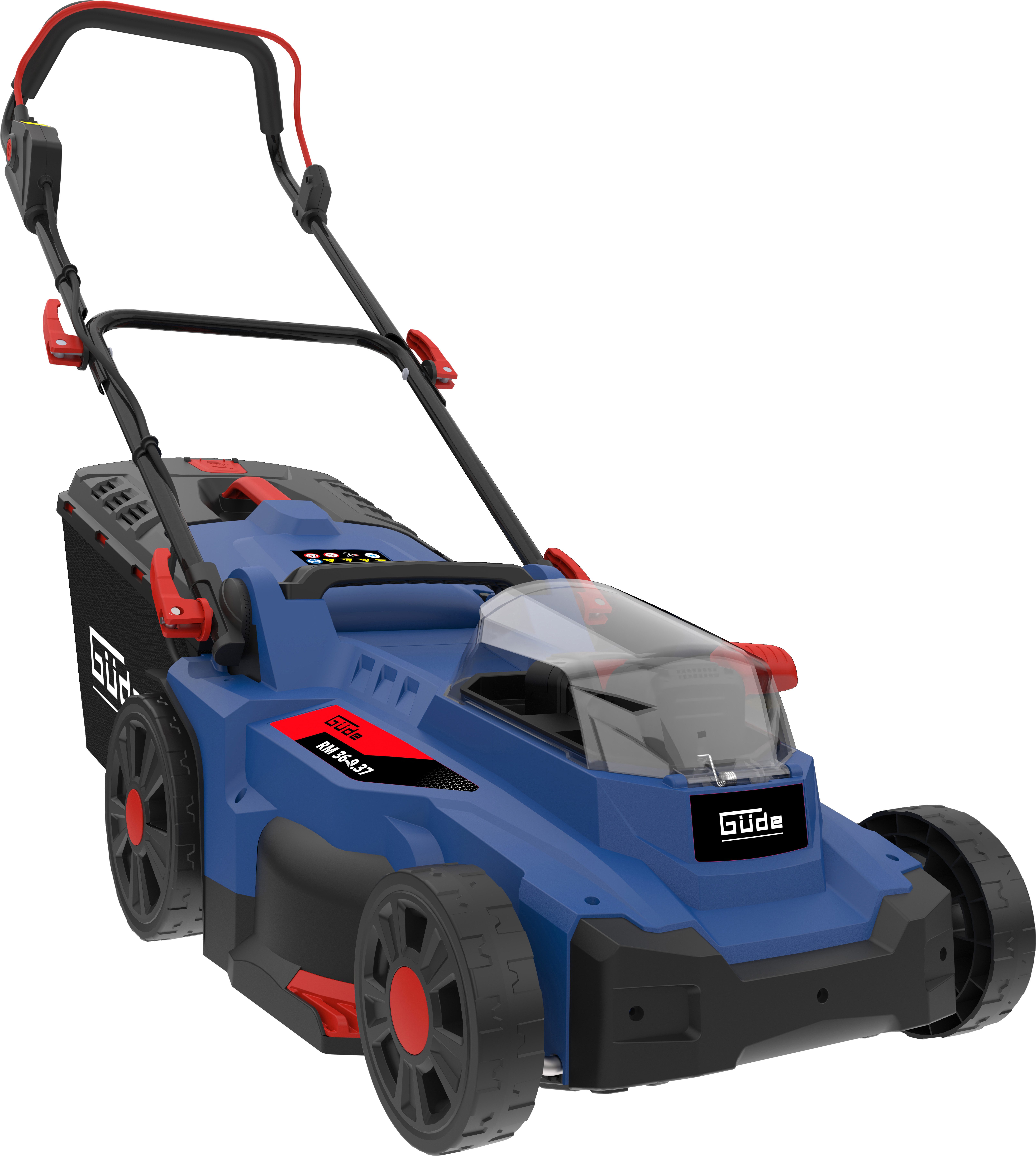 Güde Akkurasenmäher RM 36-402-30.37, 37 cm Schnittbreite, 3 Funktionen: Mähen, Sammeln und Mulchen