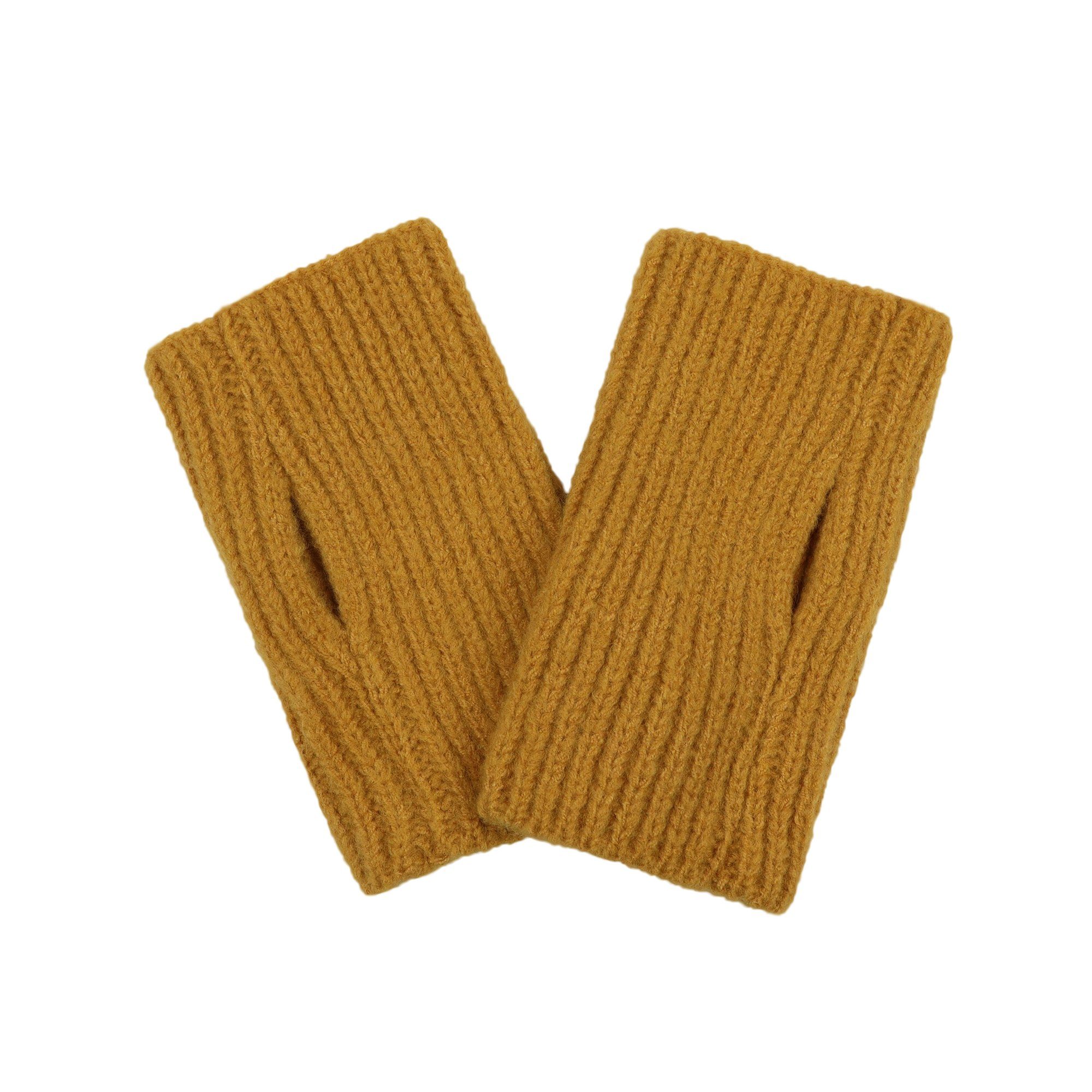 ZEBRO Strickhandschuhe Hand Stulpe